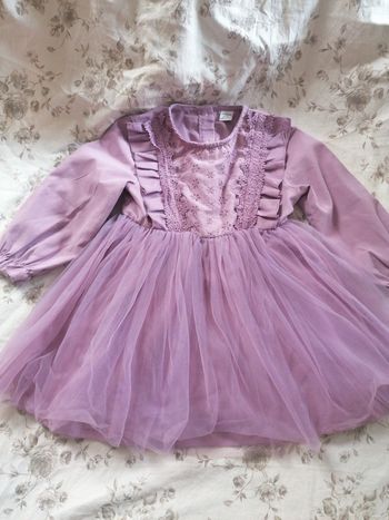 Robe princesse lilas 2 3 ans