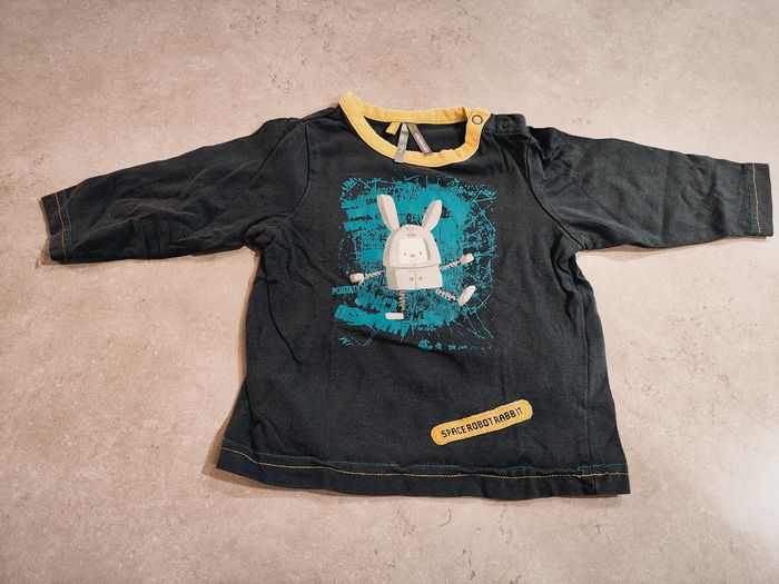 Lot de 2 gilets et 2 t-shirts manches longues Orchestra garçon – Taille 6 mois – Très bon état - photo numéro 7