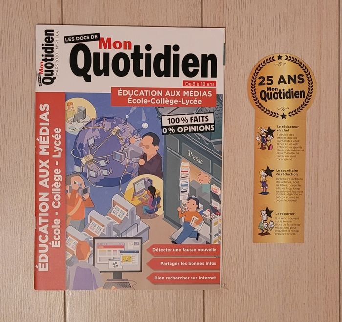 Les dossiers Mon Quotidien Éducation aux médias École-Collège-Lycée