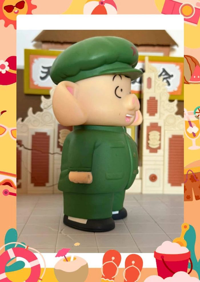 Soft vinyl rare oolong en tenue de Mao - photo numéro 3