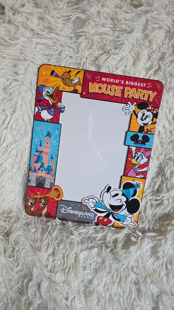Cadre photo disney mickey mouse party photo pass 15 x 20 disneyland paris
