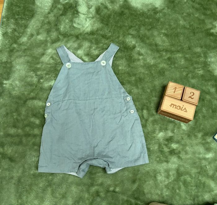 Salopette short jacadi