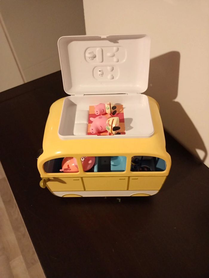 Camping car Peppa pig jaune - photo numéro 6