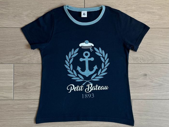 Lot de 7 t-shirts sérigraphiés Petit bateau T-10 ans - photo numéro 3