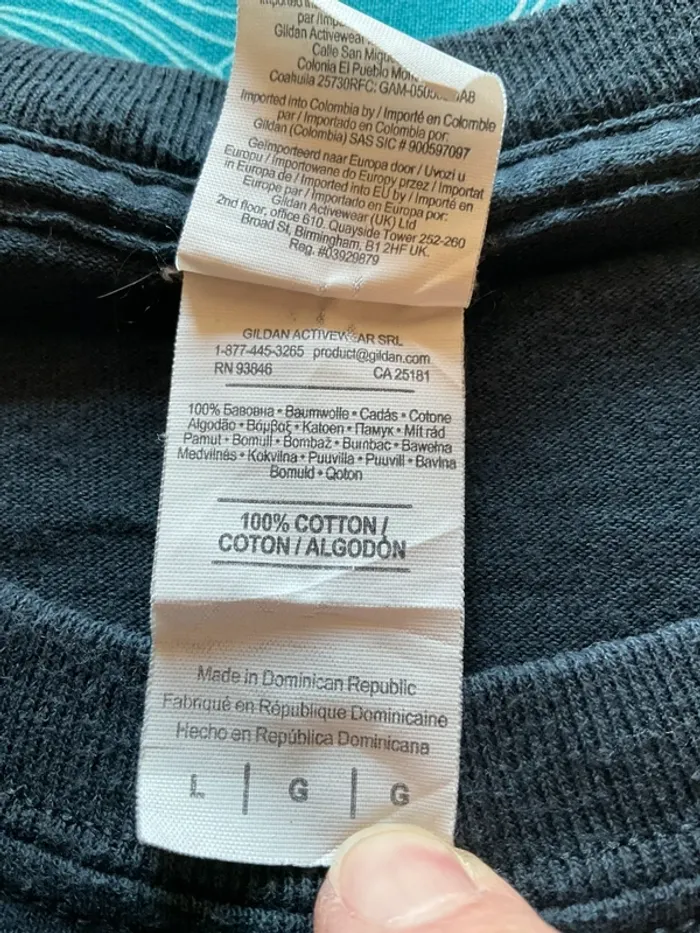 T-shirt noir pour homme Gildan Aeronautical Accessories taille L 457 - photo numéro 10