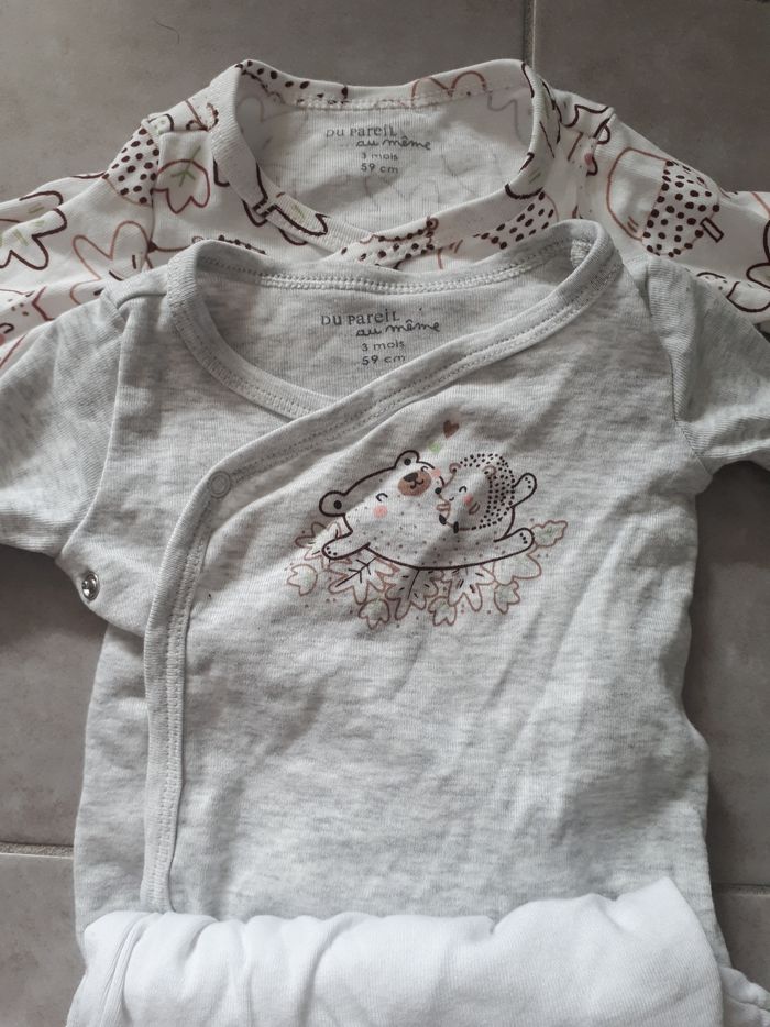 Body manche longue 3 mois - photo numéro 3