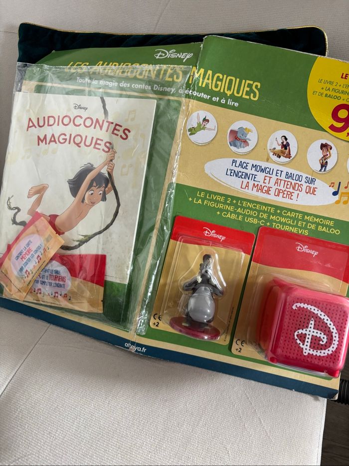 Figurine + Livre + Enceinte n 2 Le Livre de La Jungle Audicontes Magique Disney Altaya
