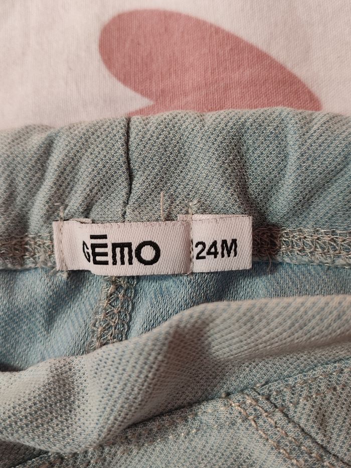 Pantalon Jegging  - Bleu ciel - 24 mois - Très bon état - Gémo - photo numéro 4