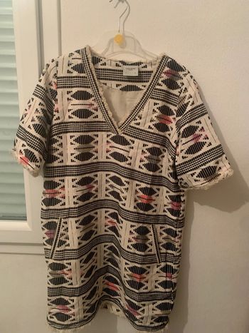 robe midi avec motifs