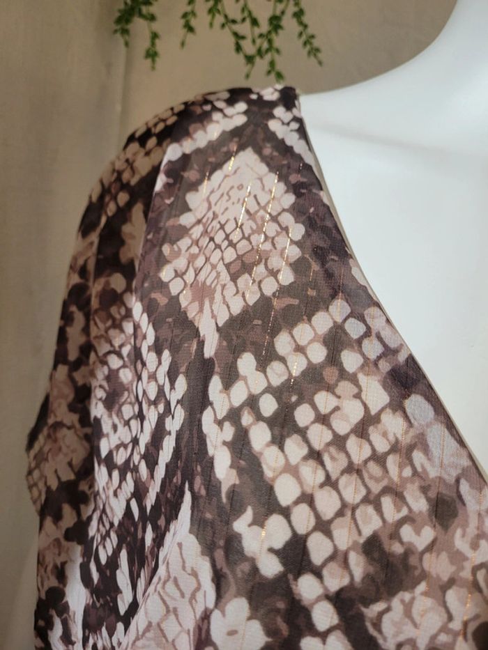 T shirt voile doublé grande taille - photo numéro 3
