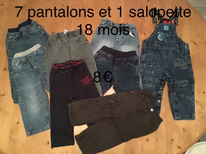 Lot 8 bas 18 mois