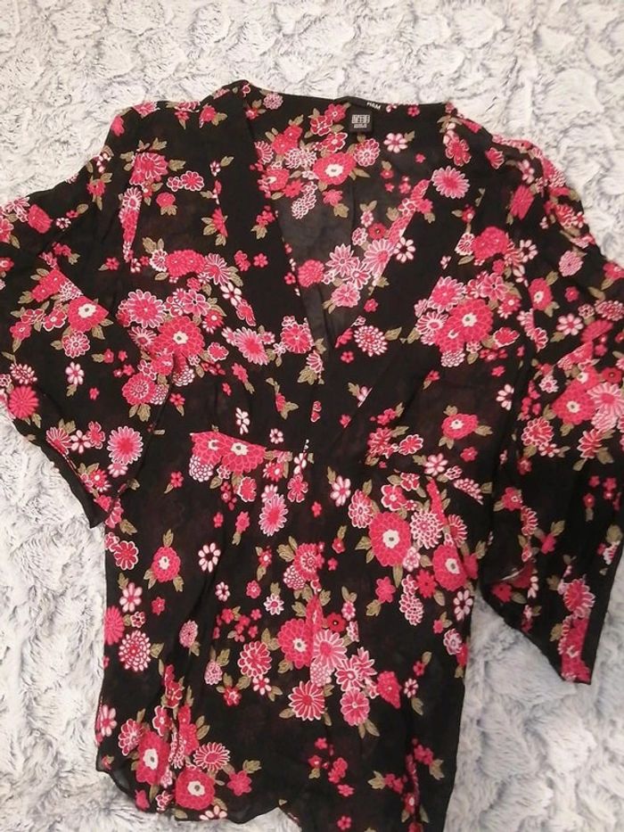 autre haut et t-shirt H&M multicolore taille L - photo numéro 3