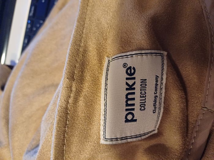 veste asymétrique en nubuc pour femmes Taille L - photo numéro 3