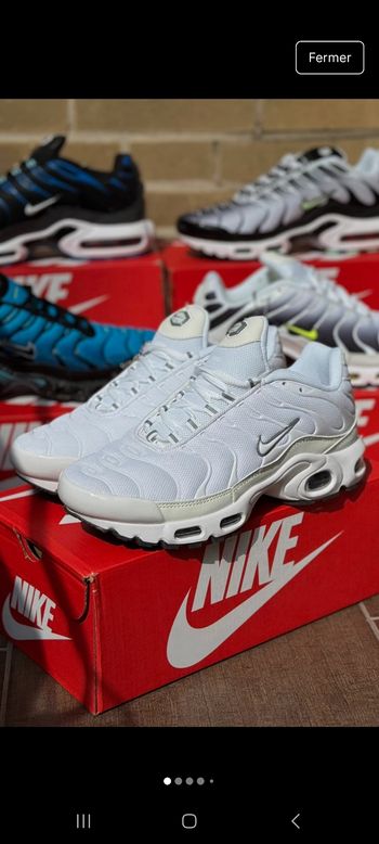Tn nike air max plus / White
