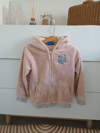 Gilet polaire à Capuche Disney La Reine des Neige 5 ans