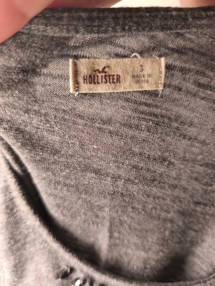 Pull Hollister Femme Taille S Gris - photo numéro 7