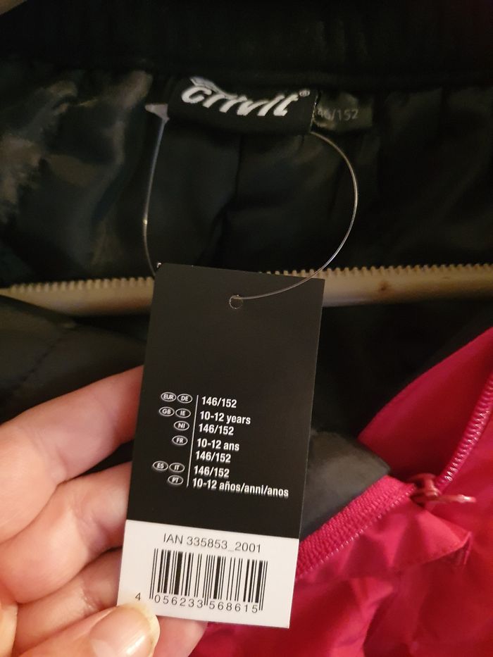 Pantalon ski bretelle rose neuf - photo numéro 4