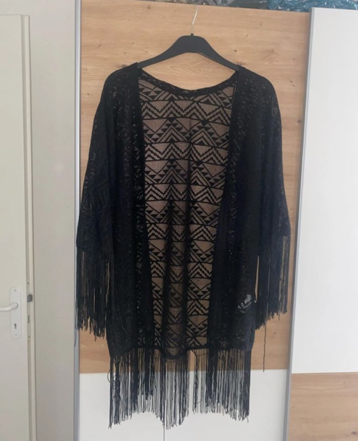 Gillet à franges pour plage et piscine
