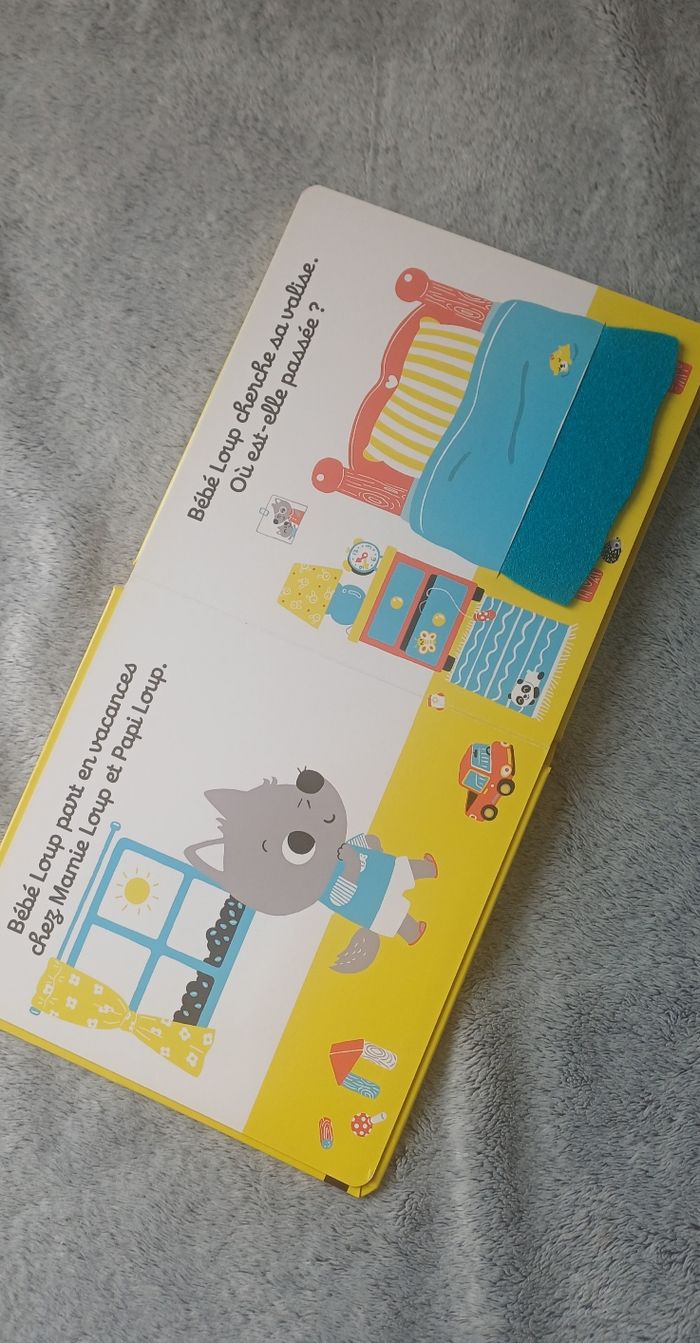 Livre Bébé Loup part en vacances - photo numéro 3