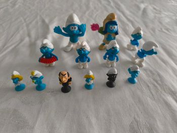 Lot figurines schtroumpf 