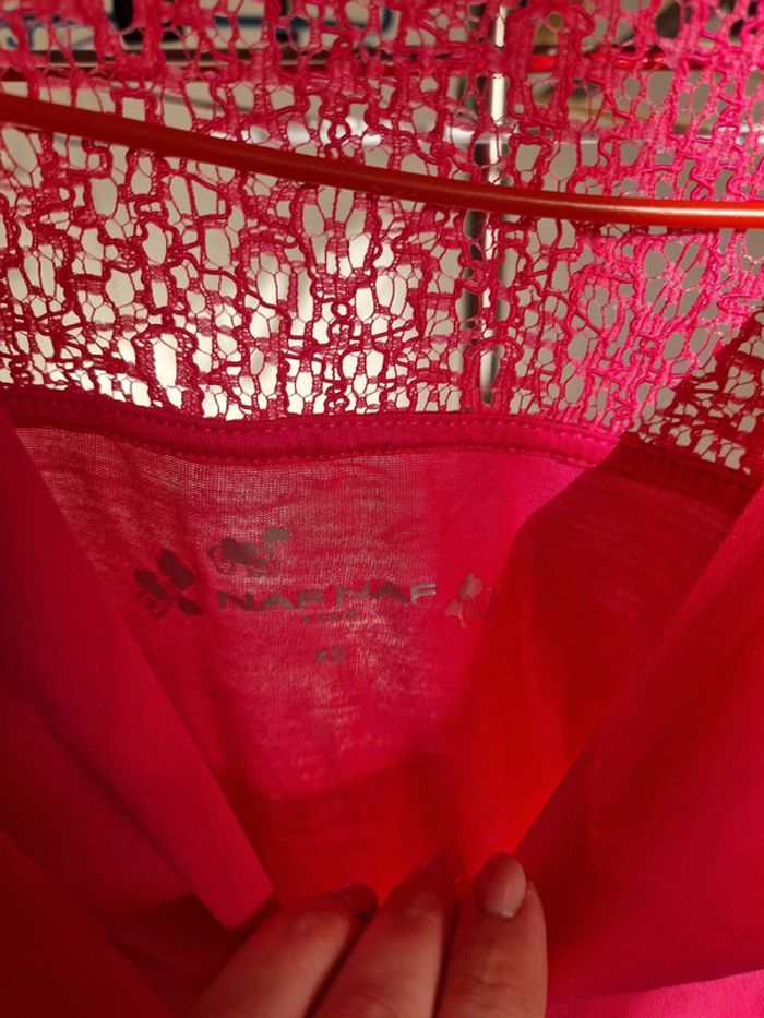 Haut fushia Nafnaf XS - photo numéro 4