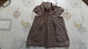 Tunique marron sans manches