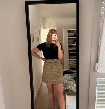 Jupe à carreaux