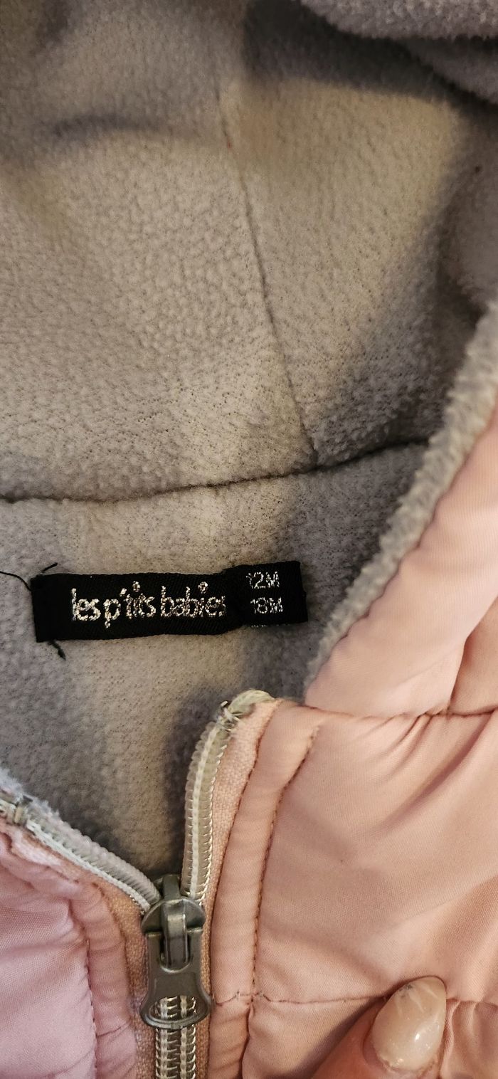 Combinaison Bébé fille 12mois Les P'tits Babies rose - photo numéro 10