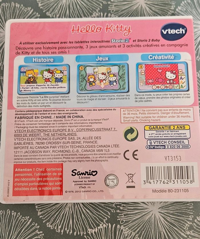 Jeu Storio 2 Hello Kitty - photo numéro 2
