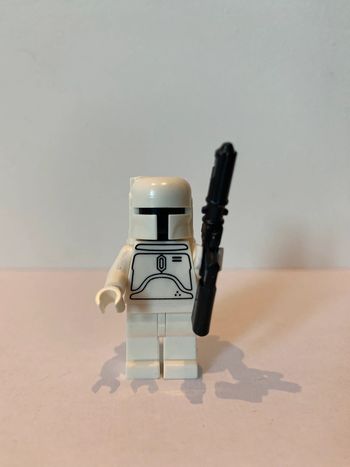 Figurine type lego Boba Fett mandalorian. Star Wars