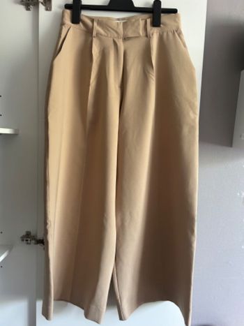 Pantalon large crème