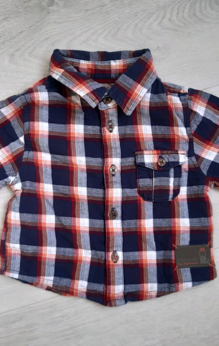 Chemise doublée obaïbi garçon - photo numéro 3