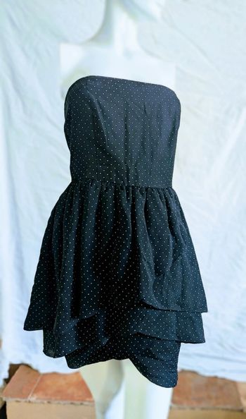 Robe bustier à pois S