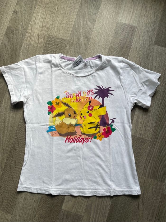 T-shirt Pikachu et Evoli