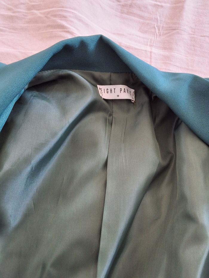 Veste élégante,  couleur vert canard - photo numéro 5