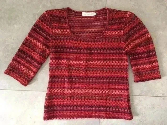 pull été léger femme taille 2 parfait état - photo numéro 2