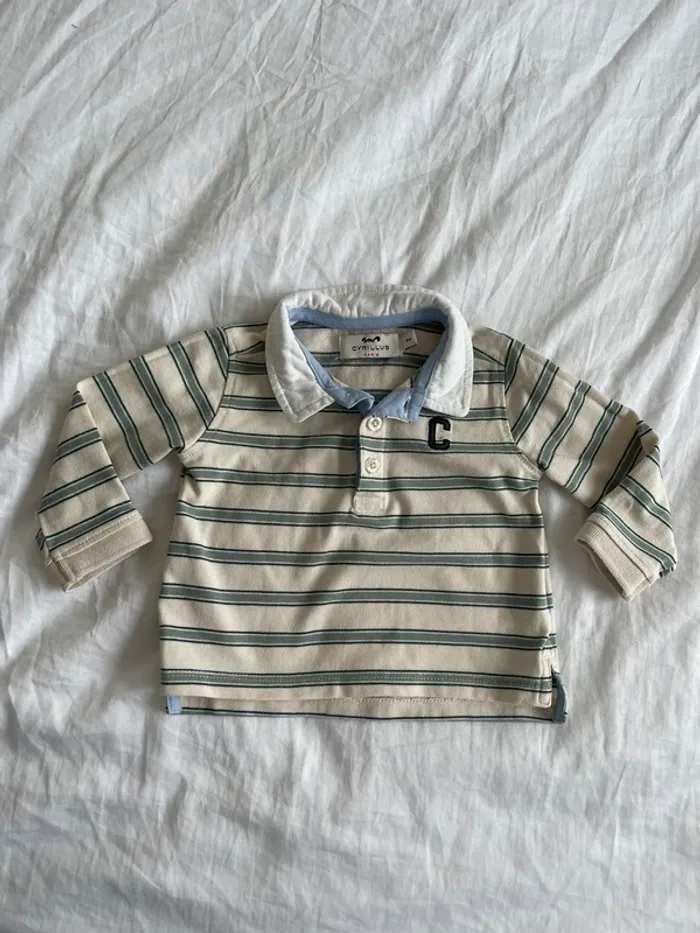 Polo manche longue Cyrillus 6 mois