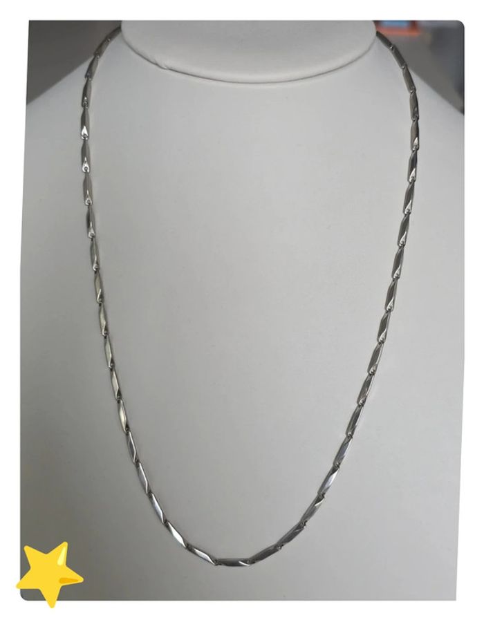 Collier monomen avec boite en acier inoxydable 50cm - photo numéro 2