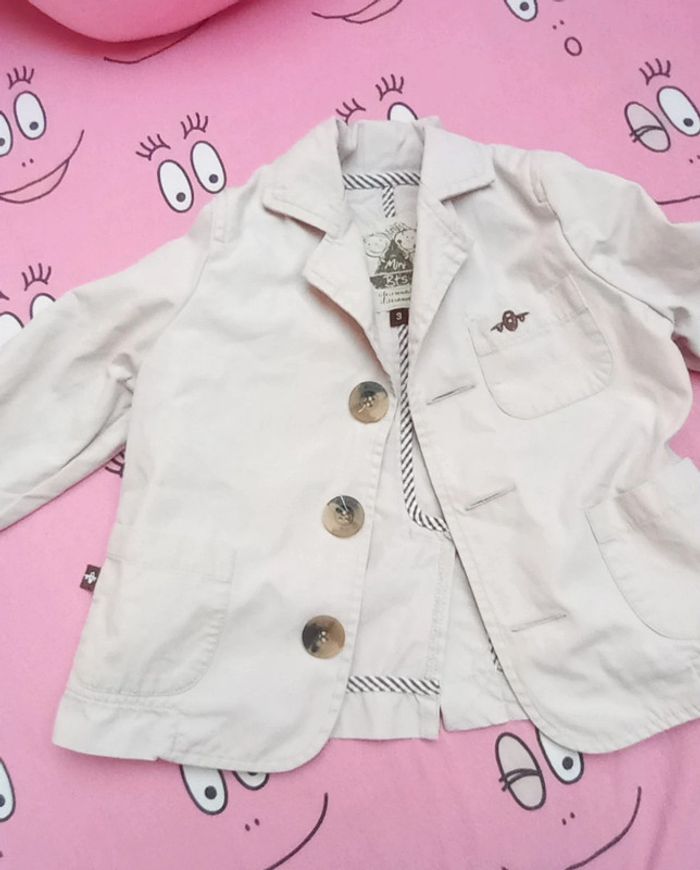 Veste impaire 3 ans beige