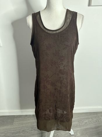 Robe en dentelle marron chocolat InWear T40 L