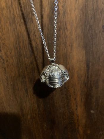 Collier argenté à personnaliser photos