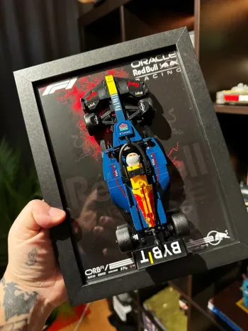 Cadre LEGO F1 Red Bull - Format 18×24 cm (Sans LEGO)