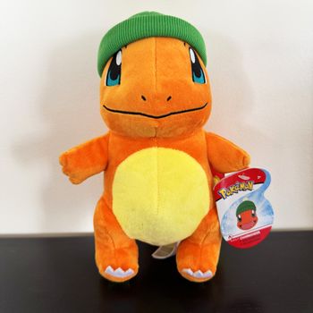 Salameche Noël Peluche Pokémon Holiday Seasonal Jazwares 20cm Charmander