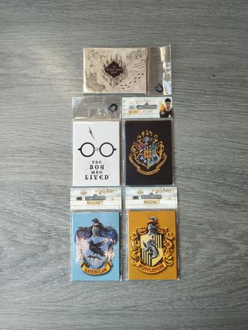 Harry Potter : Lot de 5 magnets/aimants officiels pour frigo