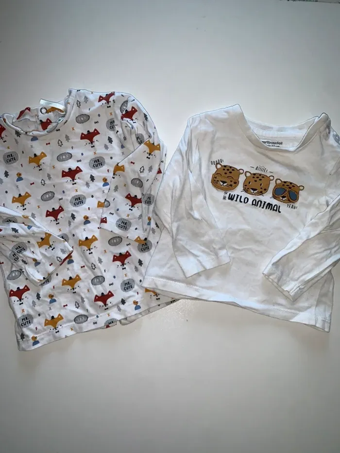 Lot de t-shirt 6 mois