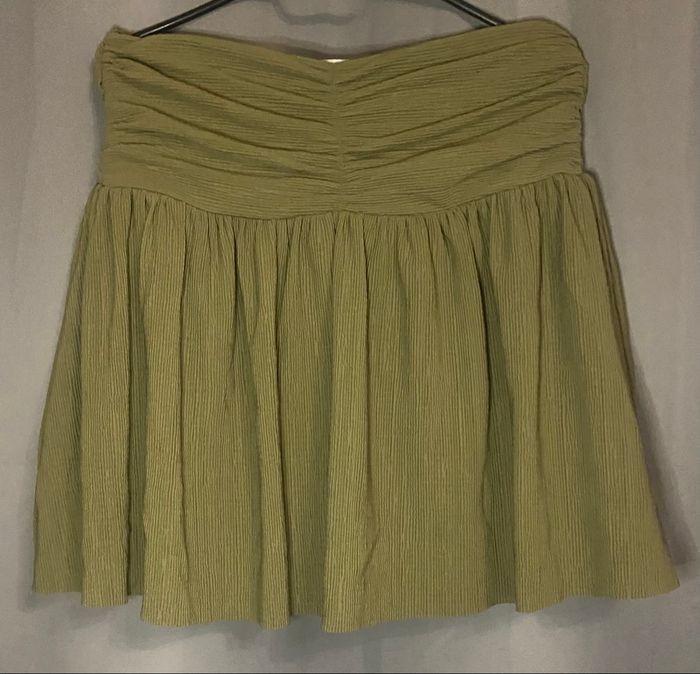 Jupe-short »Cache-Cache »vert kaki - photo numéro 2