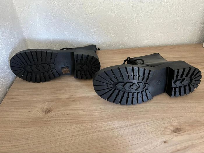 💥 Bottines noires style militaire 💥 - photo numéro 6