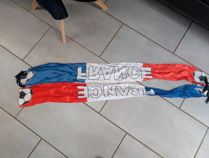 Lot de 2 écharpes équipe de France