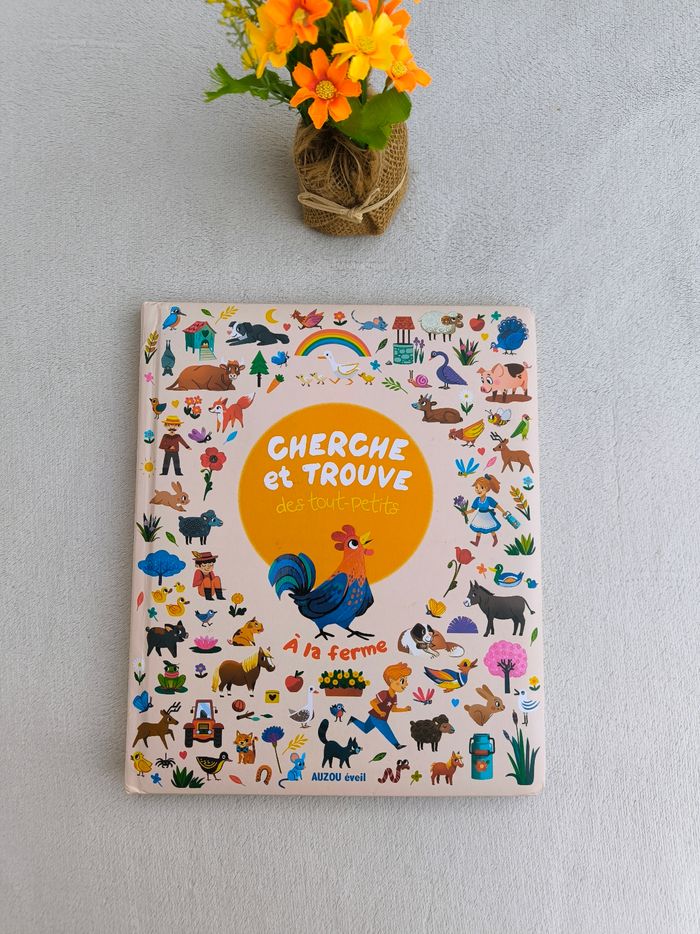 Livre Cherche et trouve à la ferme Auzou