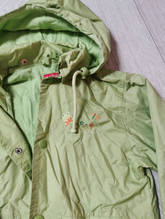 Imperméable vert / Vynil Fraise - photo numéro 2